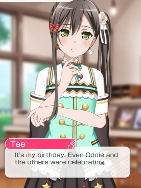 Tae's Special Birthday! - BanG Dream Girls Band Party