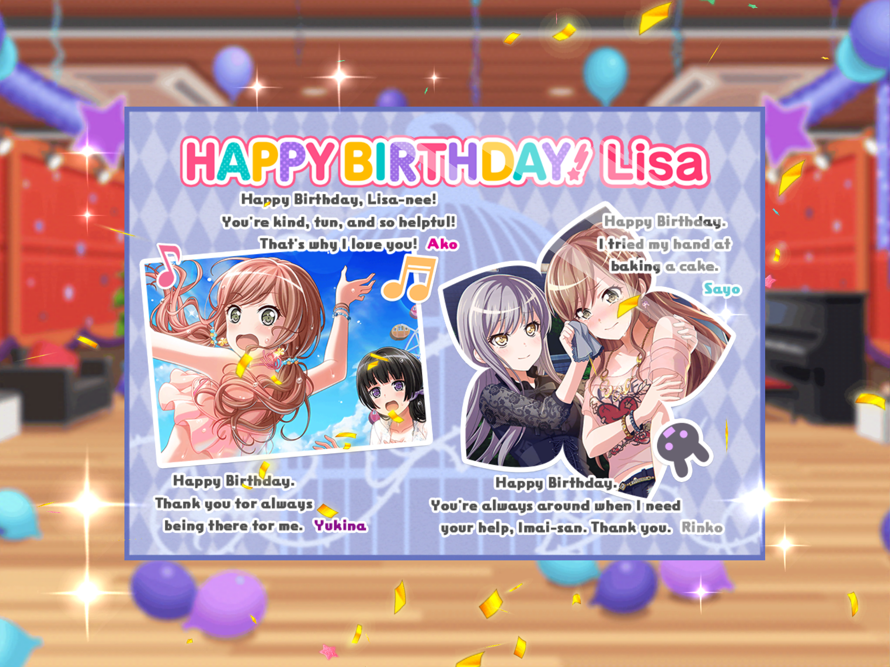 Happy bday Lisa
AND THAT LAYER CARDDDDD
ahhhhh