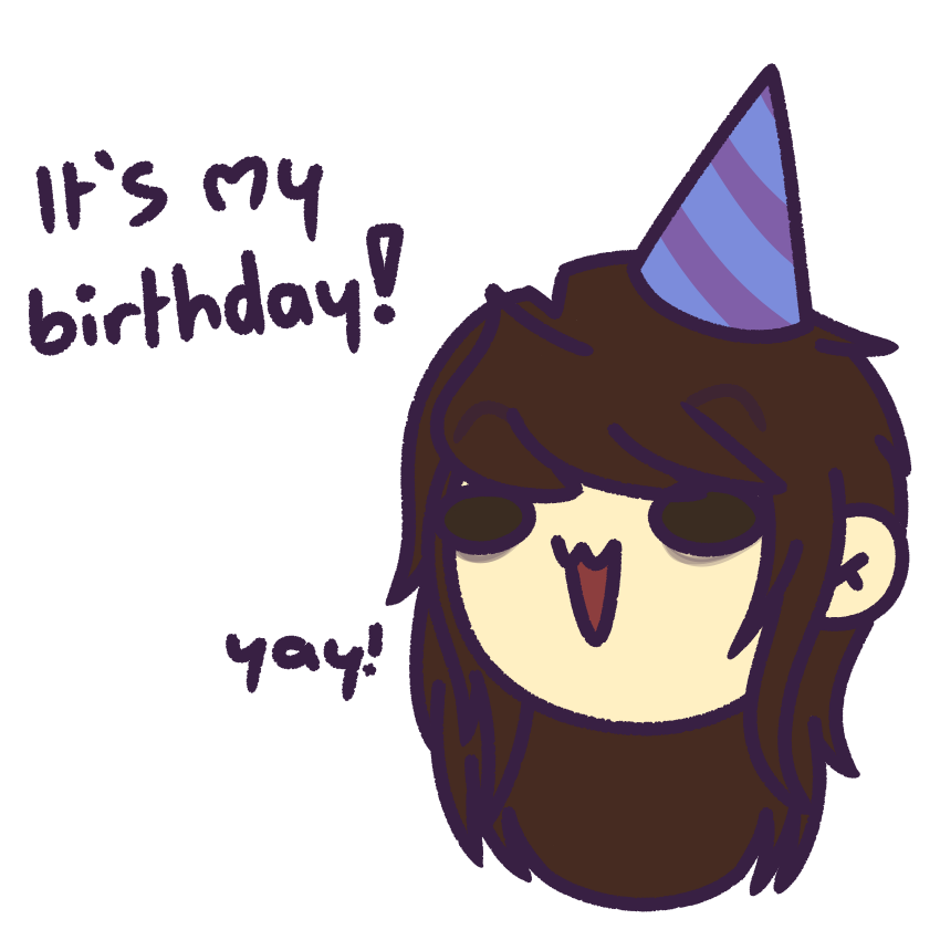 Today's my birthday and I'm 16 now!