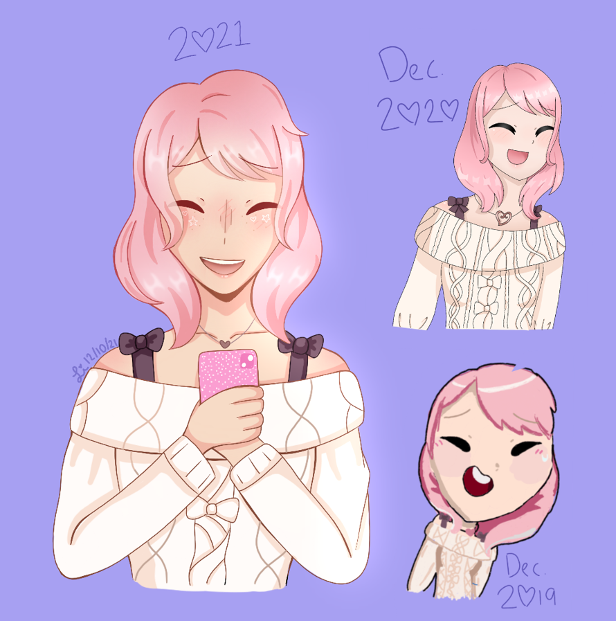   Happy 2nd BanPaversary to me haha!

like i did last year, i redrew the first art piece i posted...