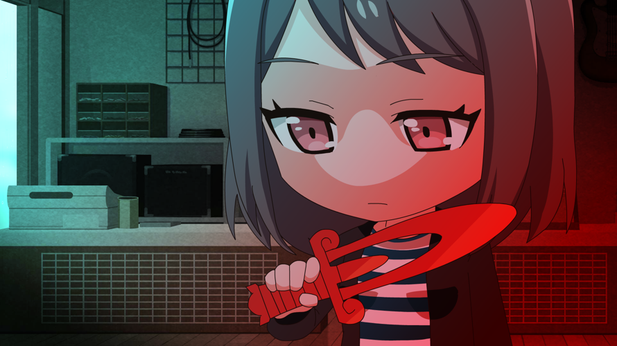   Huh... Marina san...? Are you OK...?

    Probably she couldn't stand being the Death's target...