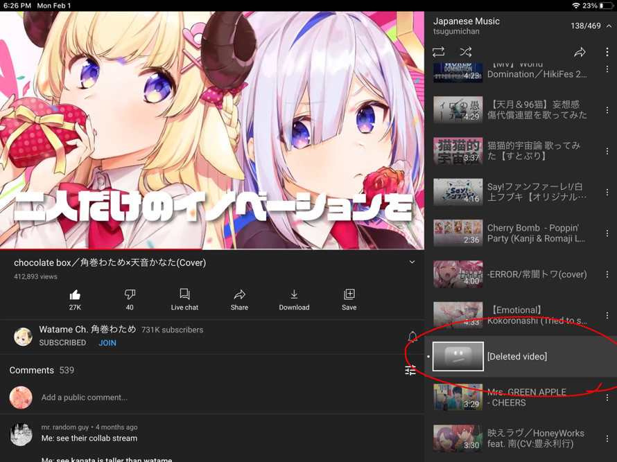 Uhh YouTube I’m pretty sure that this isn’t a deleted video lol