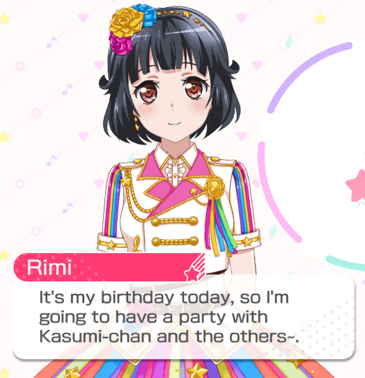   To our favourite chocolate loving girl  :

    Happy Birthday Rimi rin!...
