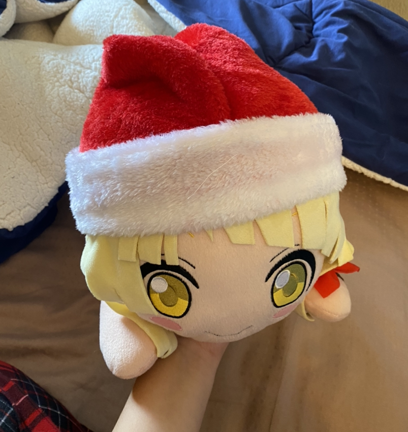 my son.. she’s feeling festive