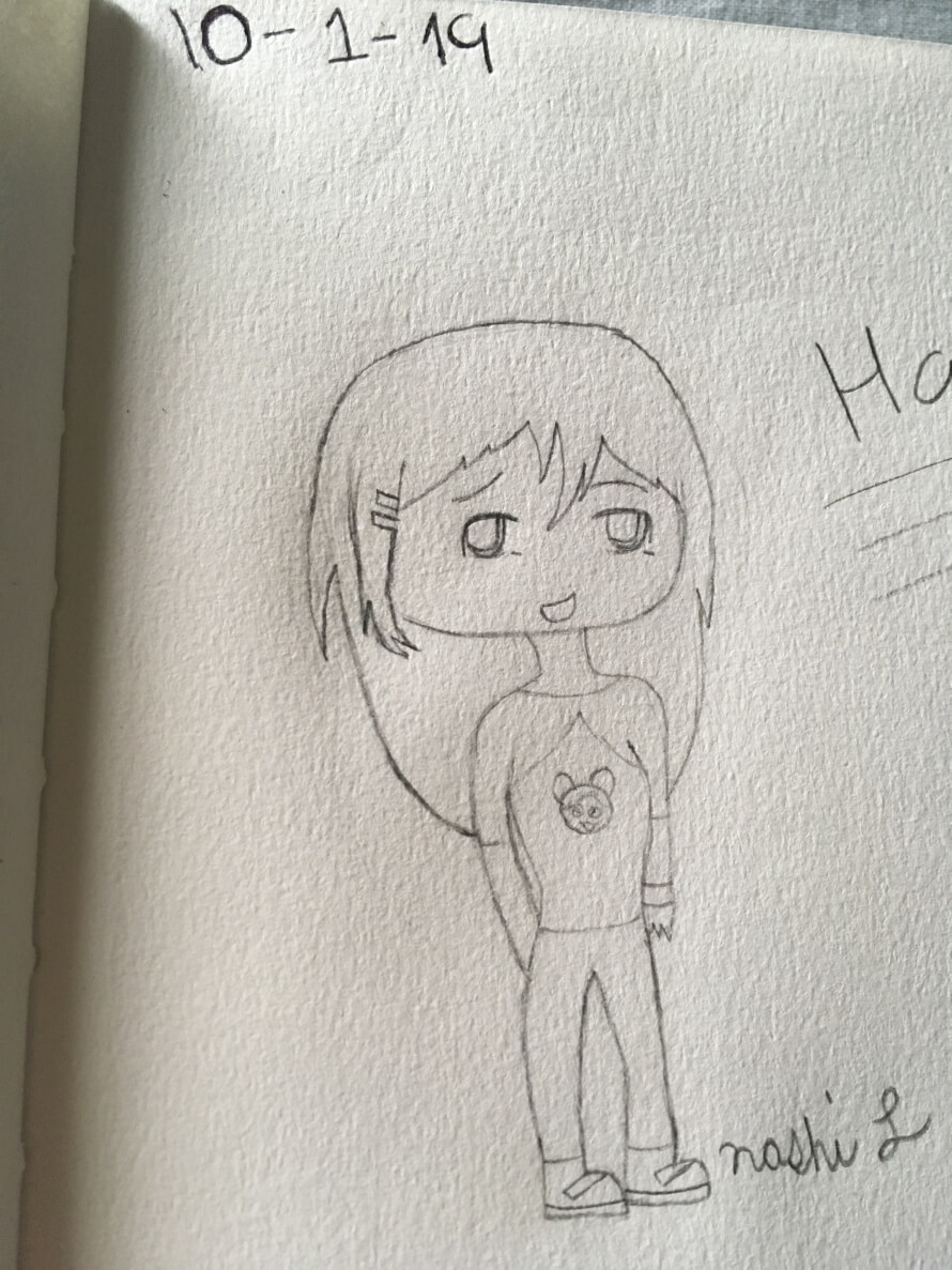 A quick 10 minute sketch I made of Misaki. Happy birthday! It's bad but I tried.