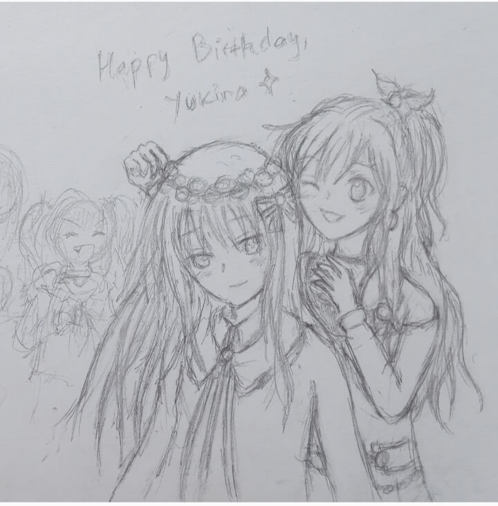 Actually I drew this 2 days ago. I tried so hard to finish it  at least the lineart  but college...