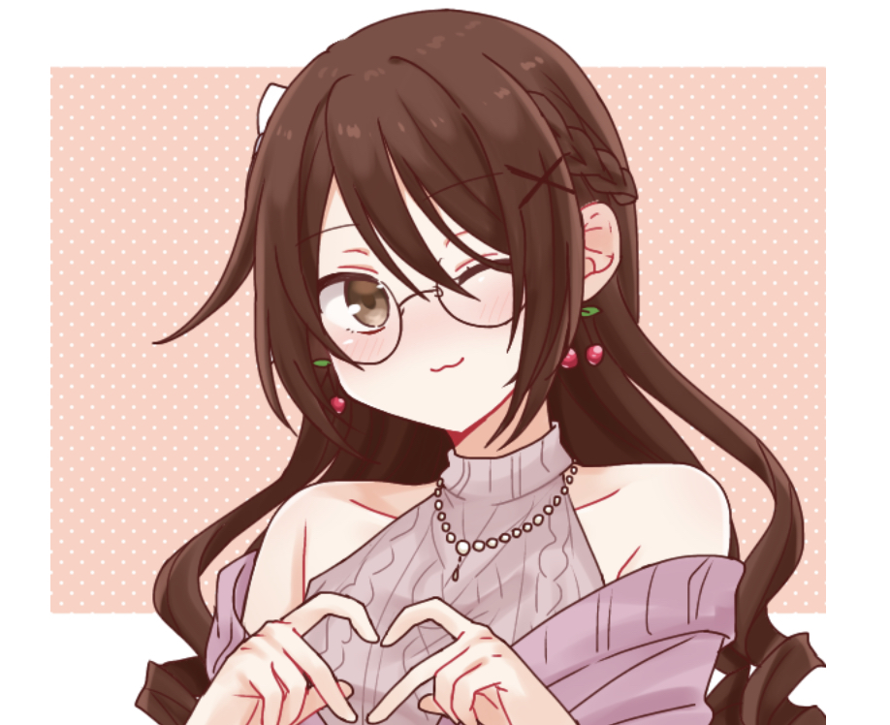   I made me on picrew for the first time Aaah!! :D And Yes I have glasses ; 