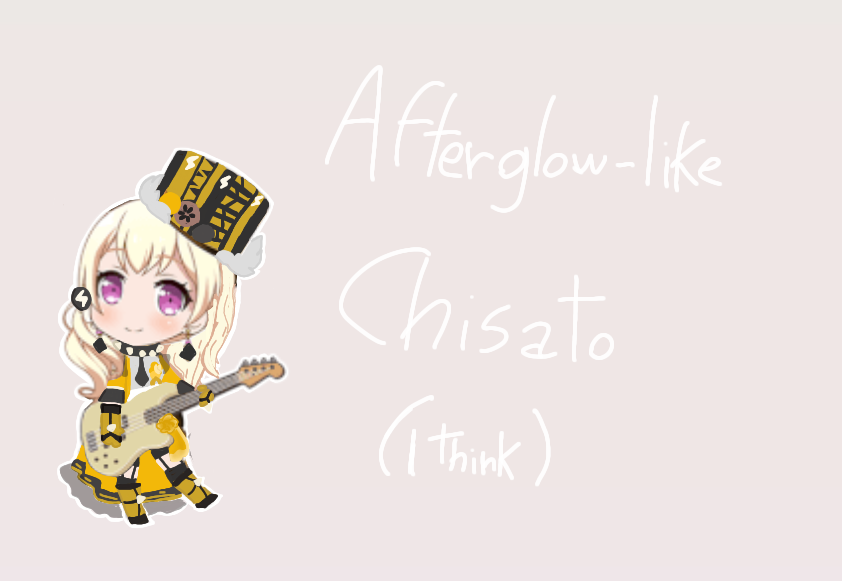 Here we go Amarena I finished the Chisato afterglow like costume, I forgot to post it since I...