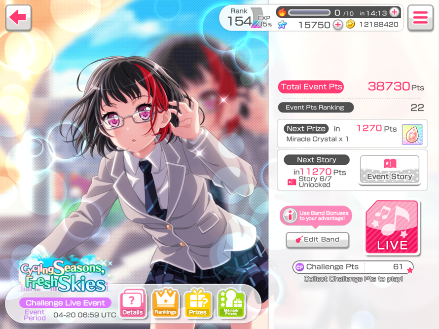   Even if this lasted for 5 seconds, I wanna cherish this achievement

  Edit:...