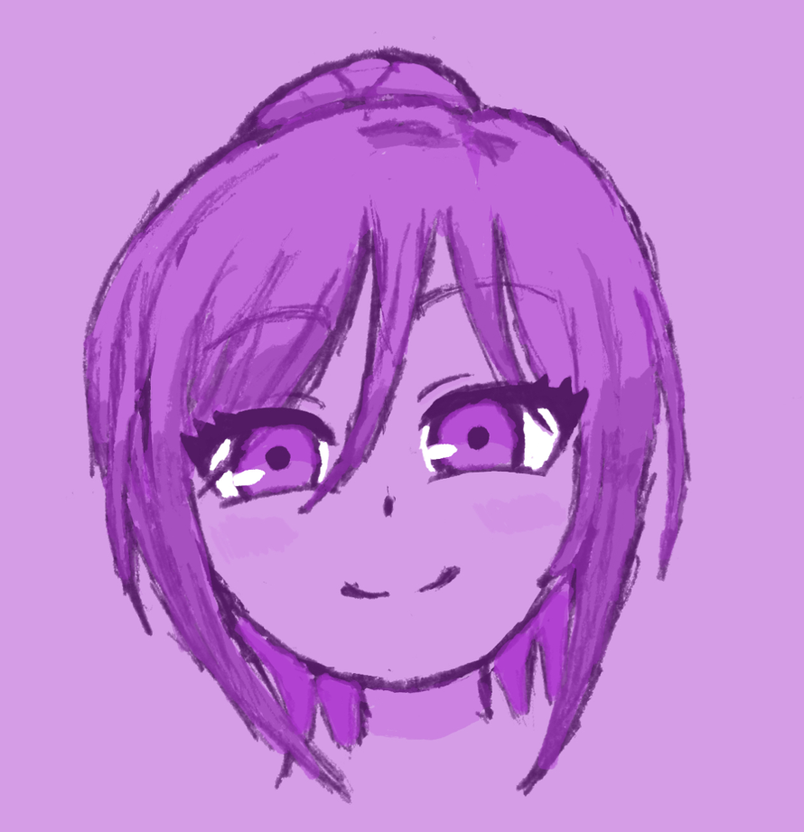 Happy Birthday, Kaoru! I just made a scetch of her last minute for her birthday.