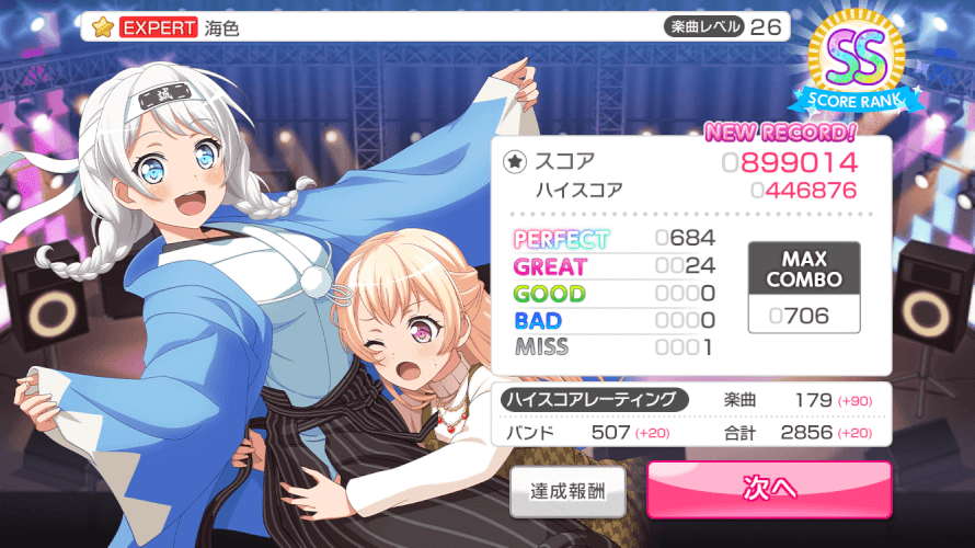First SS rank on JP! Wow, I have stormed through these ranks.

Which means now is no longer the...