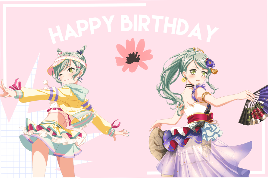 Happy Birthday to our guitar twins Sayo and Hina.