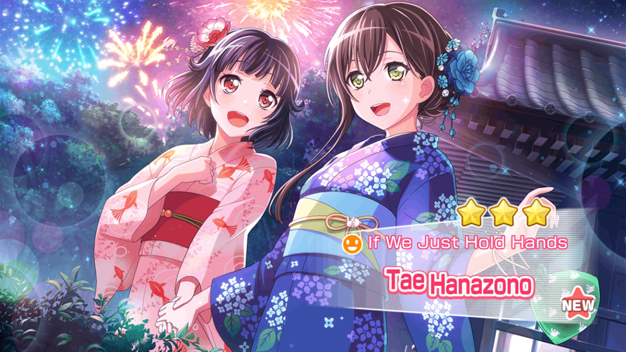 I love bang dream girls and even these beautiful cards that I'm seeing in the game I love it so much...
