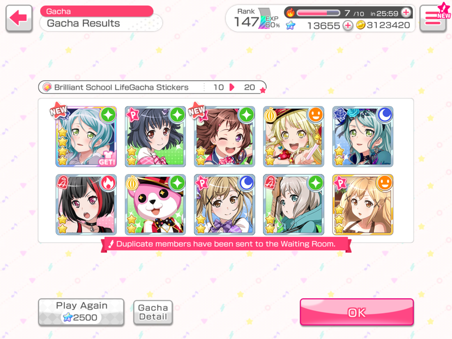   AAHHHHHHHHHH!!!!!! I GOT ALL DUPES ON MY FIRST PULL AND I WASN’T PLANNING ON DOING A SECOND PULL...