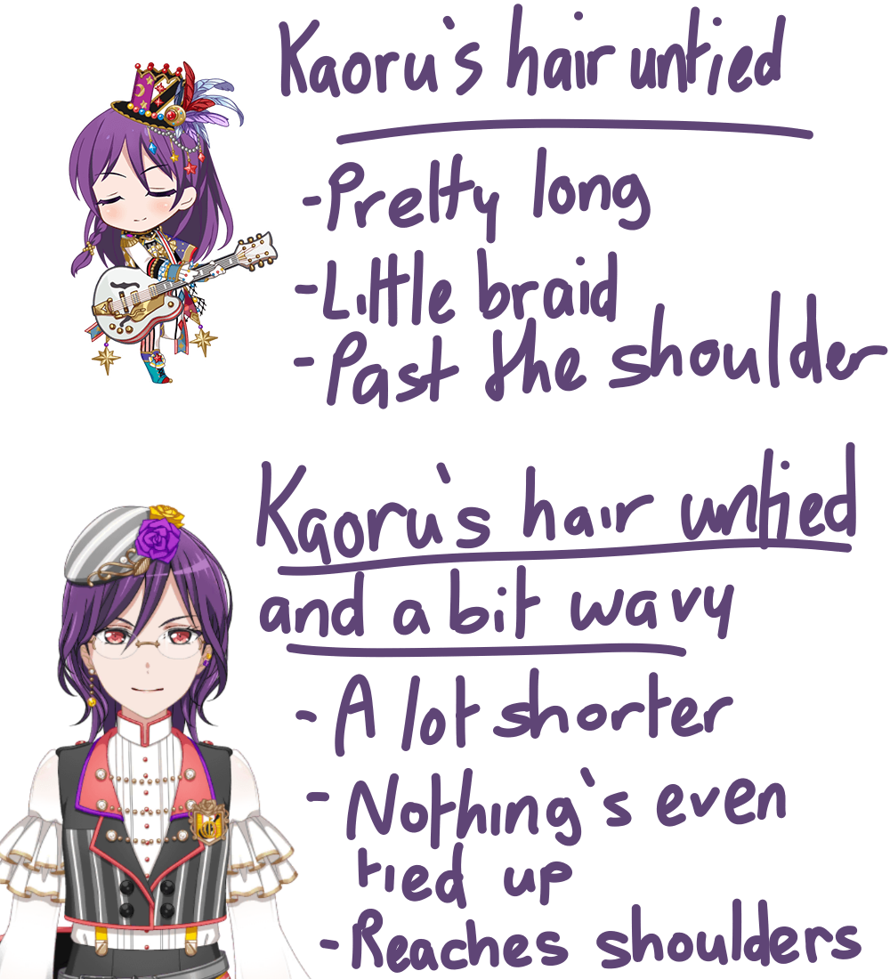 Kaoru's hair just went poof and got shorter