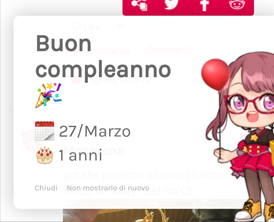   I'm officially a one year old

       let's goooooooo i was waiting this moment baby!!!!!!

 ...