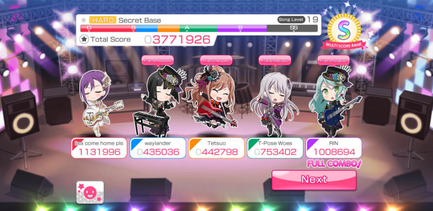 omg Roselia has a new member