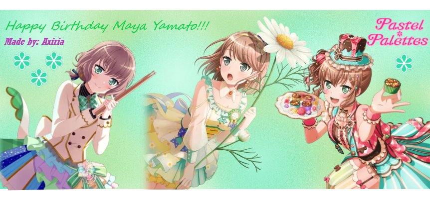   To Maya Yamato!!!~

Happy  late  birthday to Maya Yamato!!! Continue to be an inspiration to...