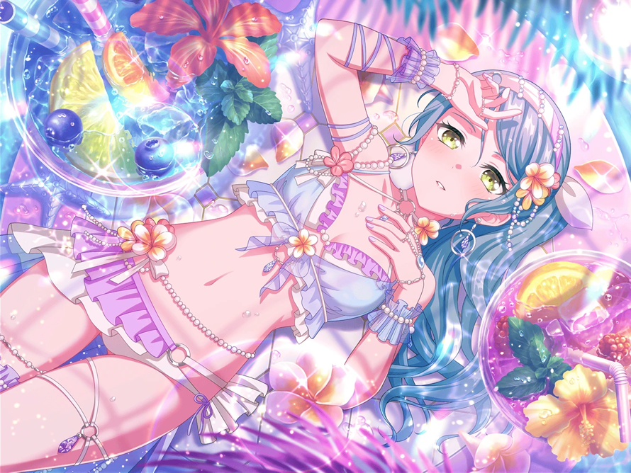 My Favourite Sayo Card : 

The colour scheme is just amazing! It feels so summery and a bit like...