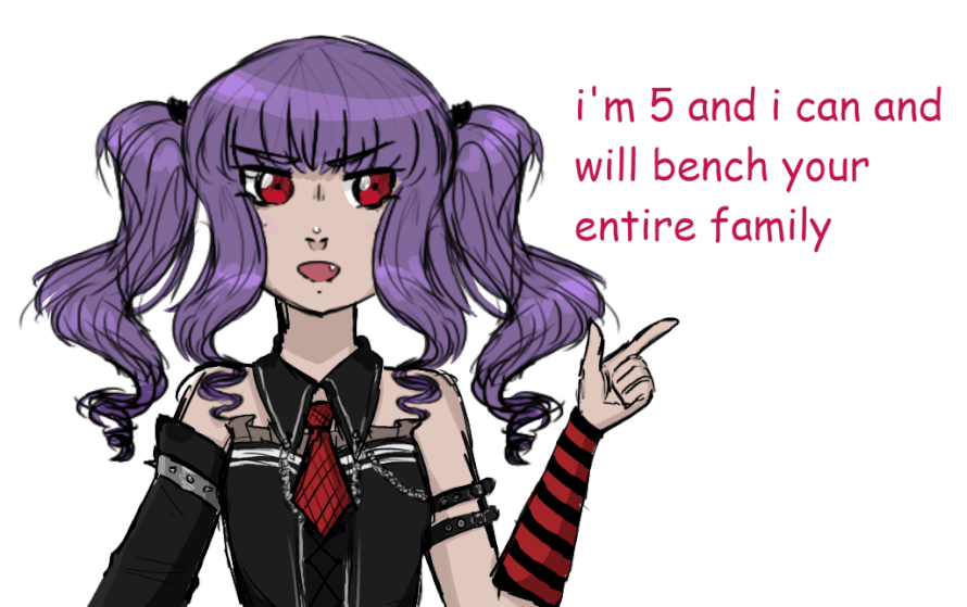 hi this is my first post on here uhhhhhh take this ako i drew at 2 am