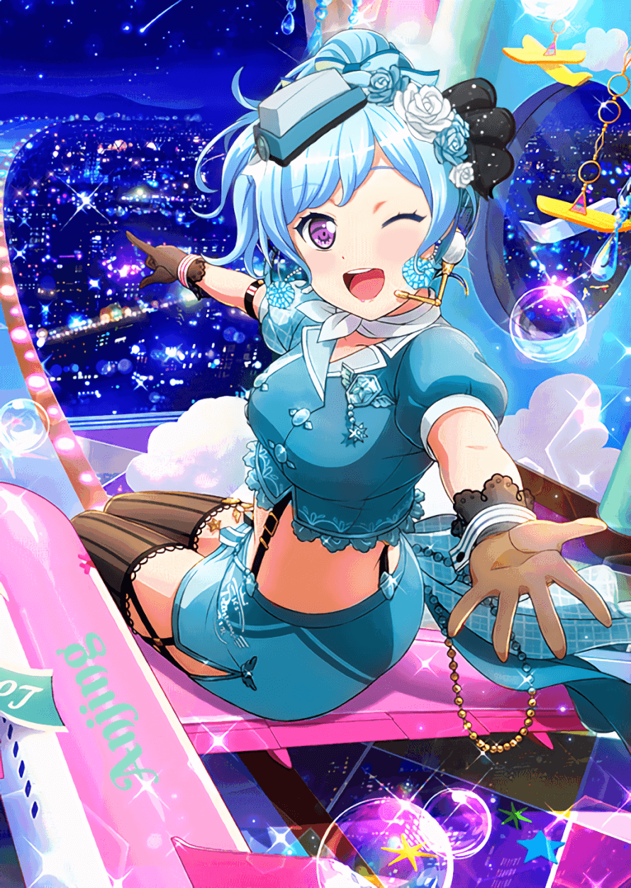 I'm really bad at editing Bandori cards, but I'll keep trying, I hope you like it

the card is...