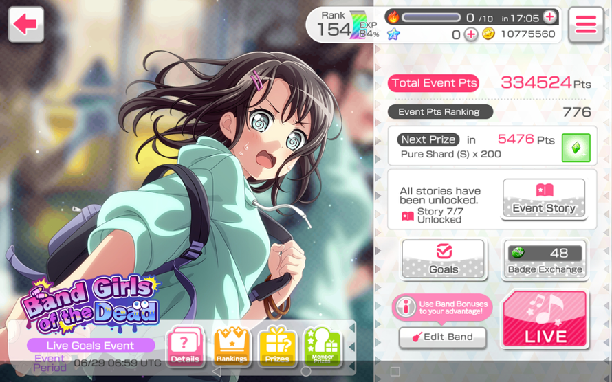 I don't know if I should teir top 1000 this event too. Help mee~