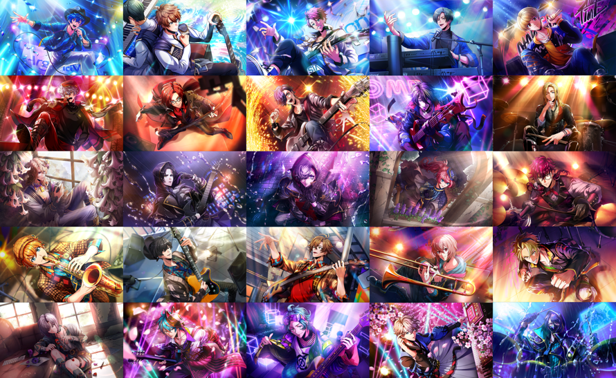 my favorite cards for each aaside boy!

       also the new set is GORGEOUS but i did not get...