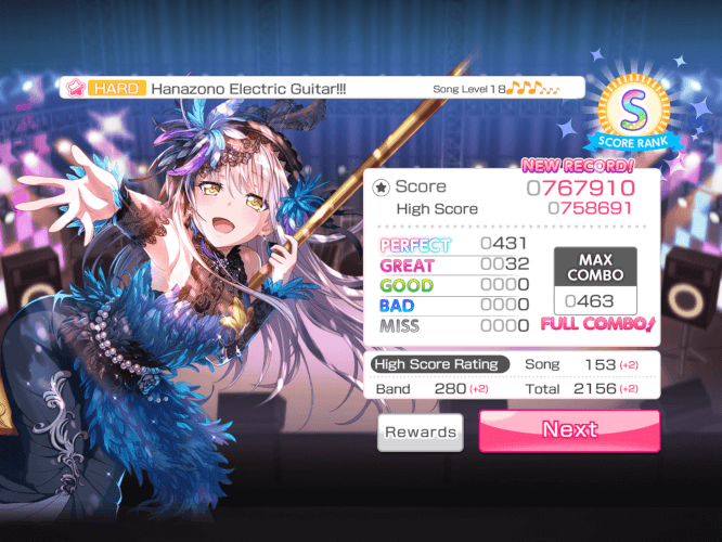 Im good at hard mode but when i play hanazono electric guitar i cant fc that to save my life. This...