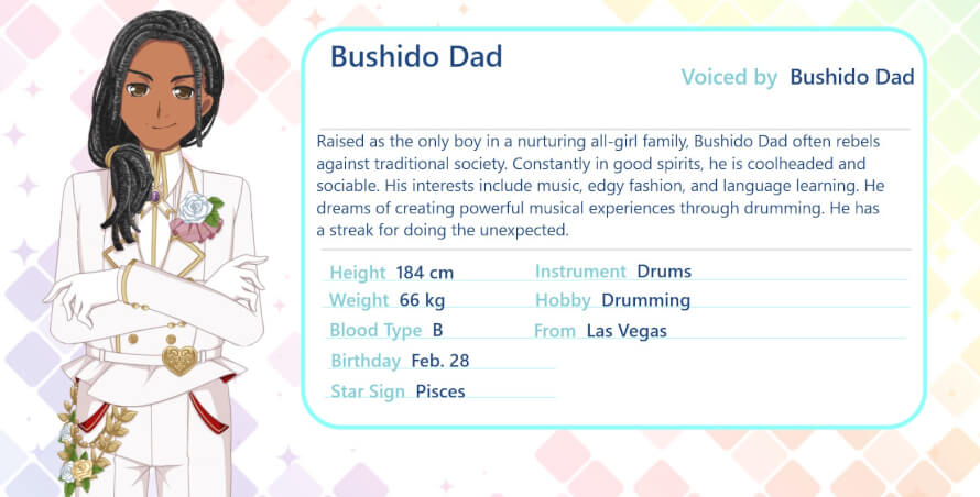 fam i feel so hella... just hella right now, tsubame did the impossible and made bushido dad as a...