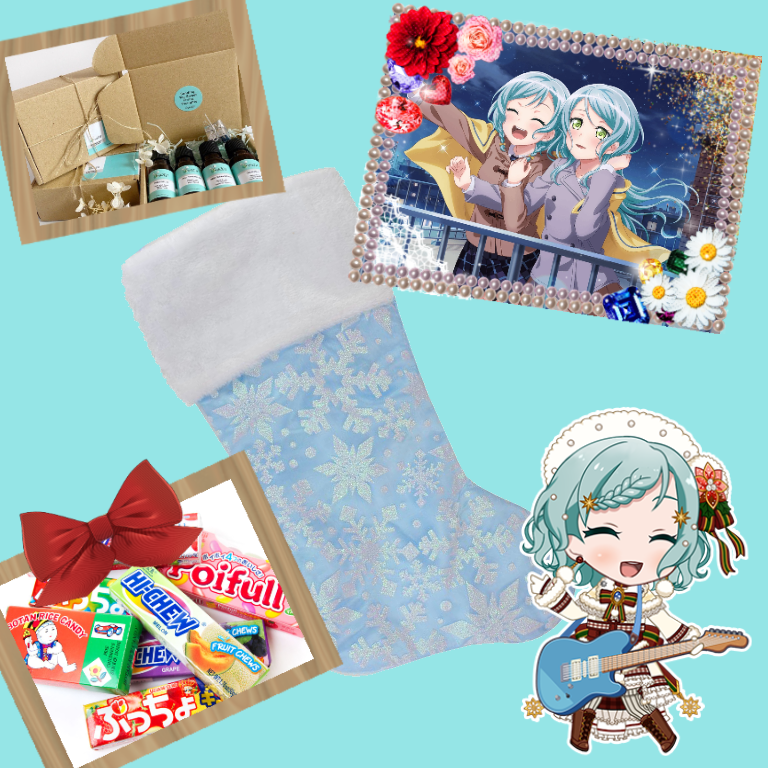     Christmas stocking for Hina! 

Tbh I would’ve done a Aya one but I don’t want everything to be...