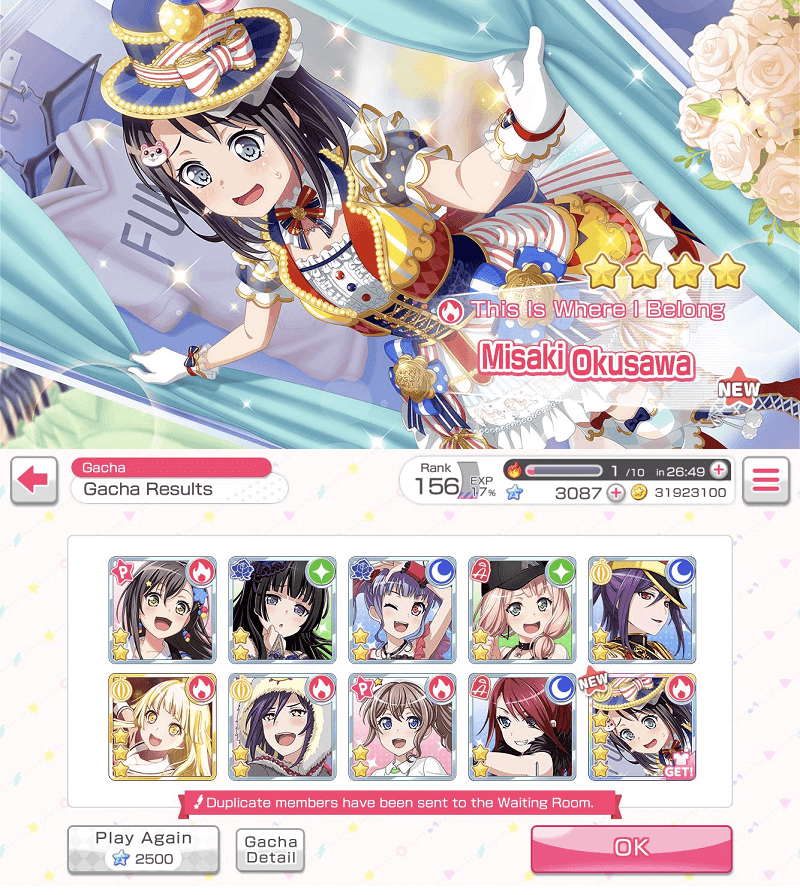 In my attempt to avoid scouting because I'm trying to steadily save for Zombie Michelle & Rimi with...