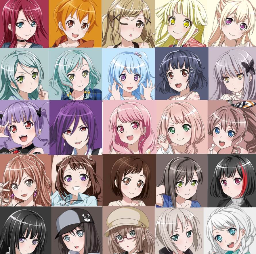 so I remembered that person who made the chart of all the girls by hair color and decided I’d make...