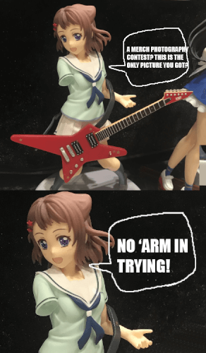 Inspired by an interaction on reddit where I posted the picture of Kasumi with no arm as a joke and...
