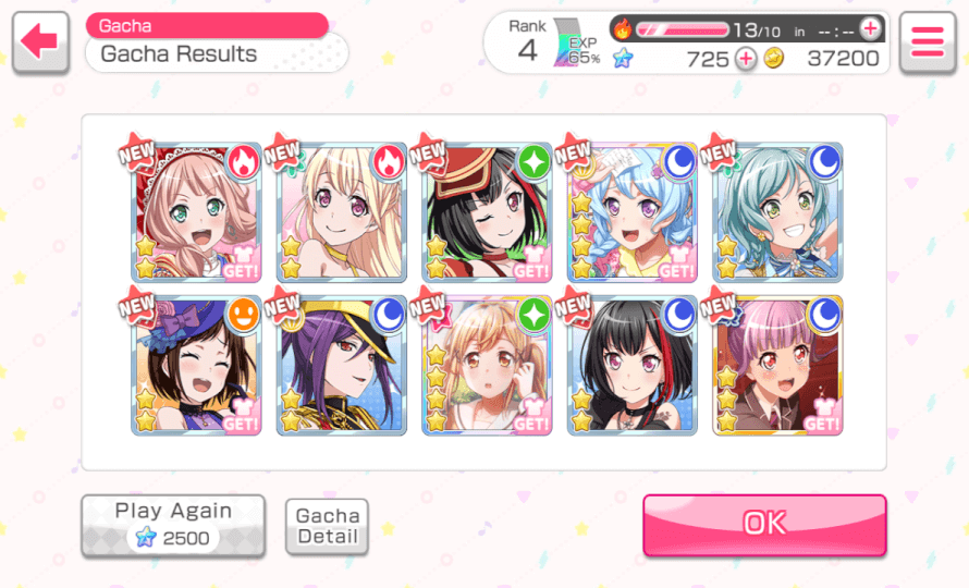 I made a new account on my phone for scouting and casual play. First gacha!! Im very happy about...