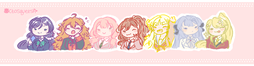 I decided to make a banner of all my idol and idol like game faves, mostly just because I wanted to...