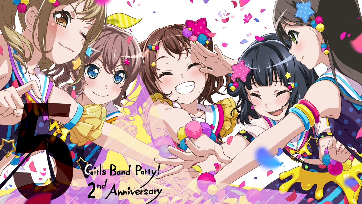 Day Three: Favorite Band Poppin Party! My favorite band switches alot