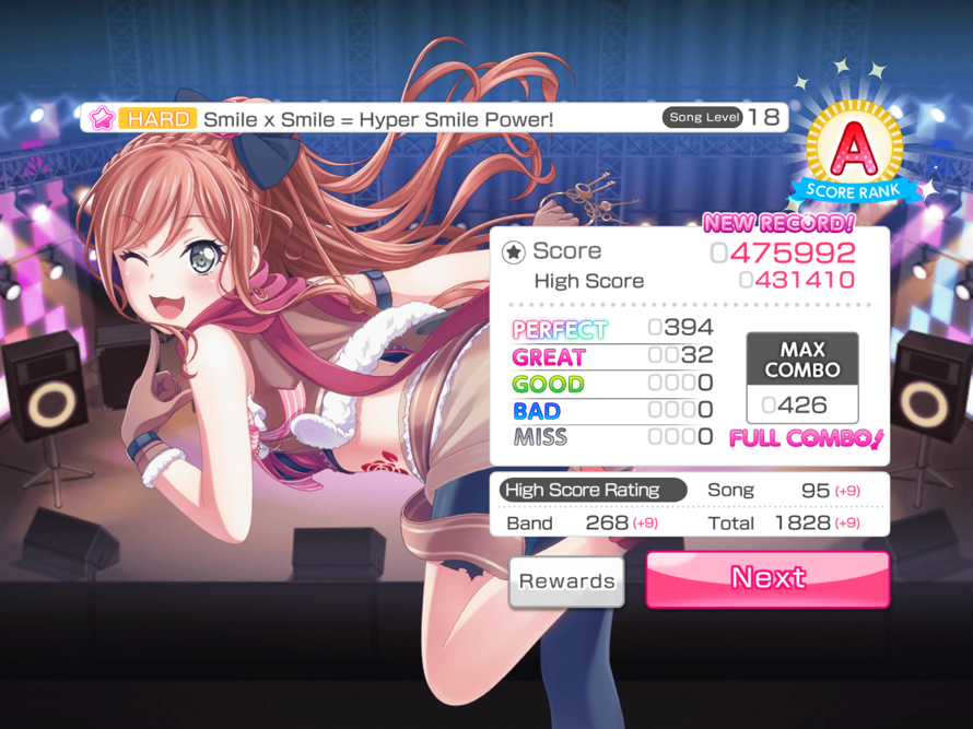 🌸🌺 I finally got a full combo! Today is Wednesday, so I don’t have school. 🌺🌸