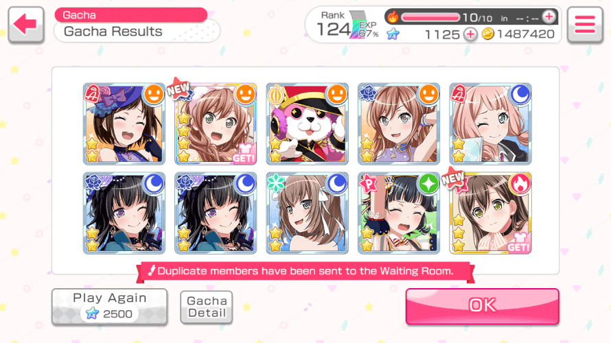I was mostly just planning on hoarding my stars for a while because the one card I really want next...