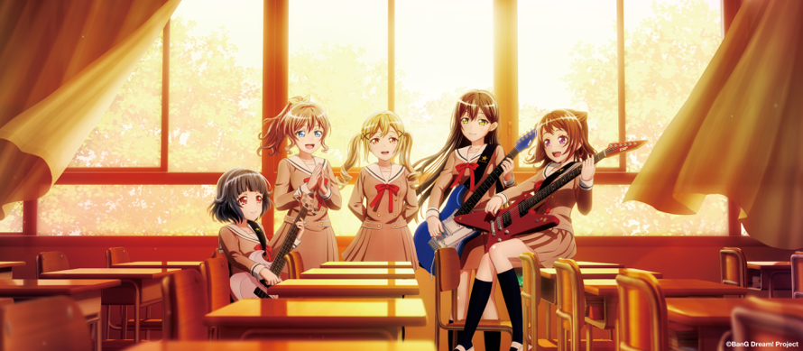 Took this from the BanG Dream! website and was thinking "This would make a pretty good...