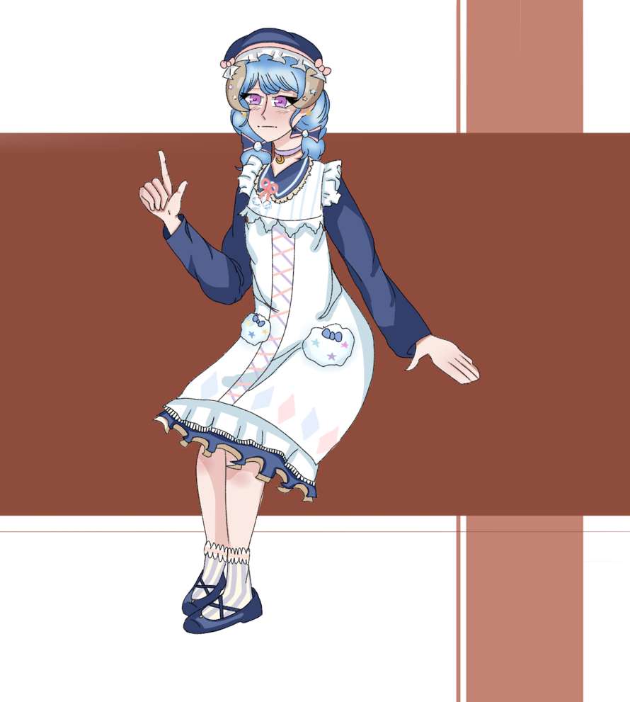 I decided to draw Kanon in one my favourite outfits of her :D