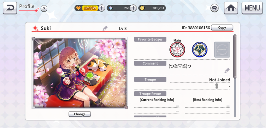 I've downloaded revue starlight and found it really fun! If anyone wants to friend me, here's my...