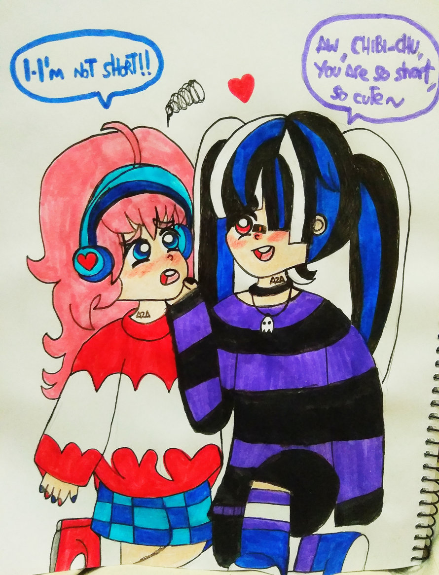 Emo Pareo again...feat her kawaii and shortie gf Chibi Chu ???✨✨✨



 PLEASE, DON'T COPY, REPOST...