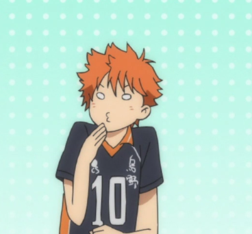  I was looking through my photo collection and found this 😂
  Ah Hinata is precious 