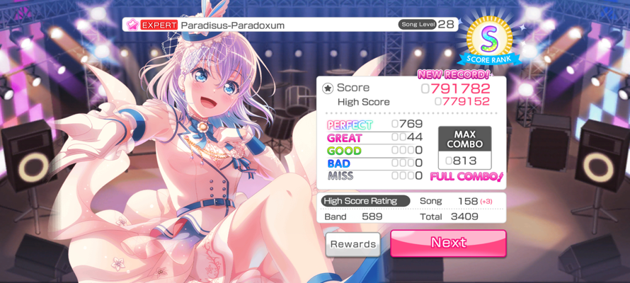   My very first level 28 full combo!  

       let's shoo...