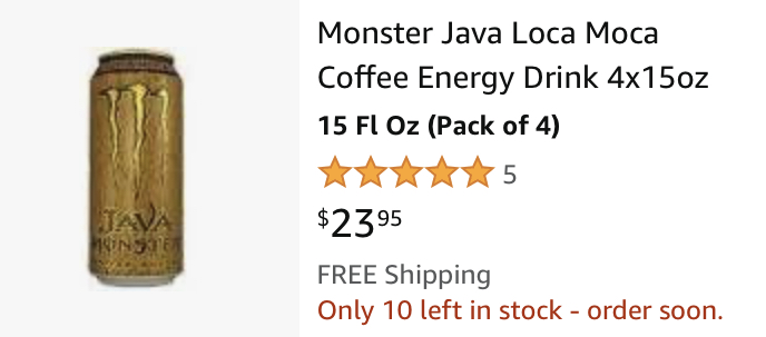 Ah yes, my favorite Afterglow member, Monster Energy.