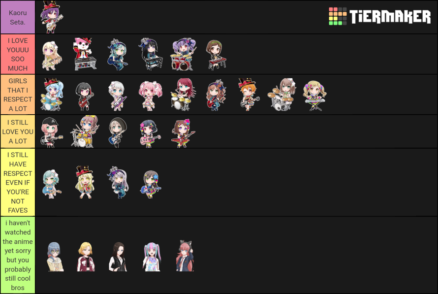 I CAN'T SAY I HATE ANY OF THEM THEY ALL HAVE THEIR NICE QUALITIES 