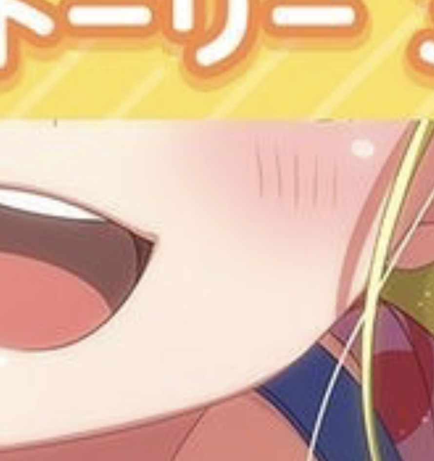   if you zoom in enough, well that looks like a tear to me 

lord Jesus I’m not ready