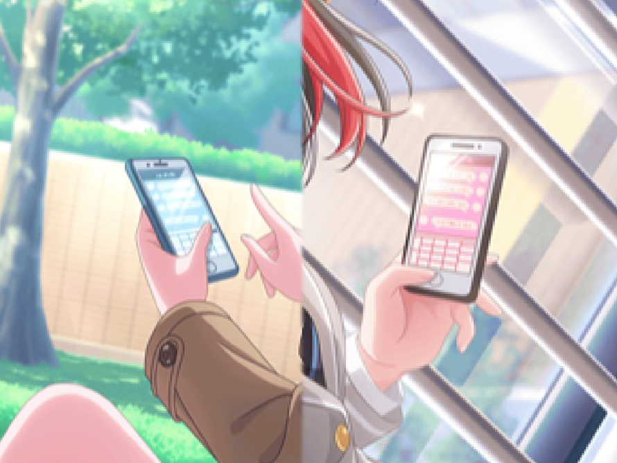 Has anyone noticed that Ran and Moca are chatting with each other?