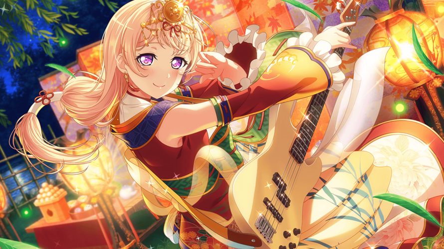     My first Chisato 3 star card!
Now I need to get a Tomoe 3 star or 4 star card so I have a 3...