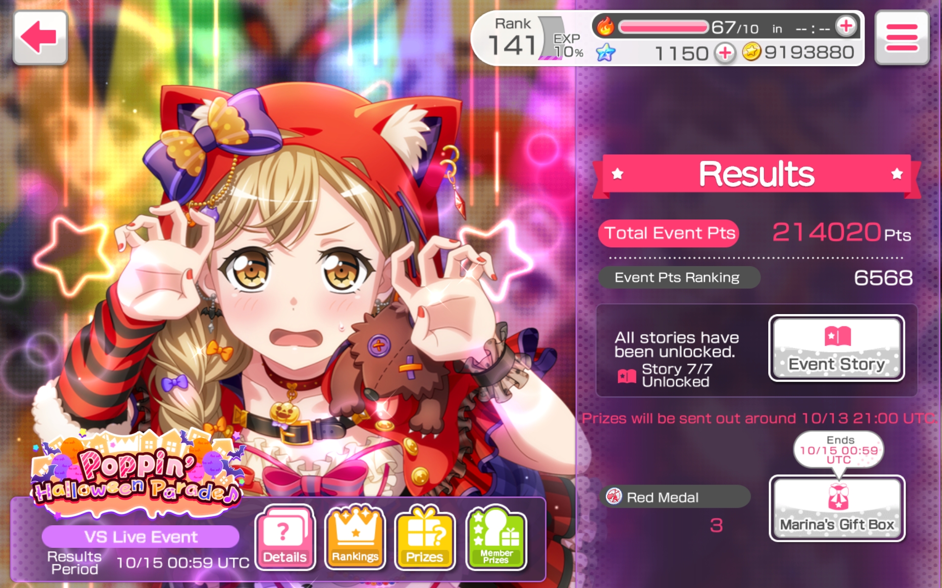 Bandori Confessions! — I love getting a high ranking during events, but